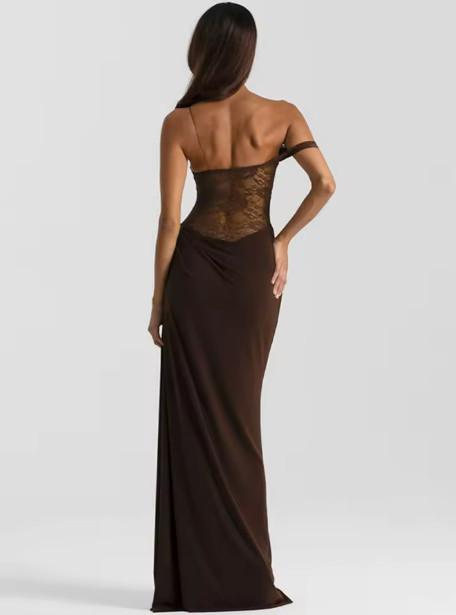 María - Vestido Largo de Encaje